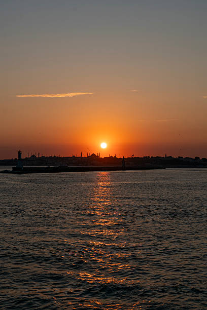 istock Silhouette of Istanbul’s Skyline at Sunset 2228829481
