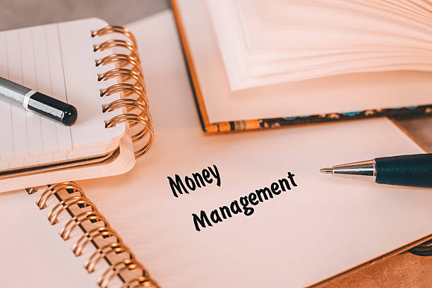 istock Money management. Business notebook. Planning, tracking, and controlling financial flows, both personally and in a business context. Building savings, financial stability, and avoiding debt. 2228831837