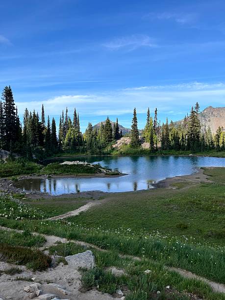 istock Mountain tarn in early evening 2228846319