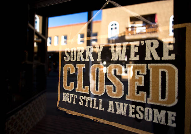 Window Sign Reading \