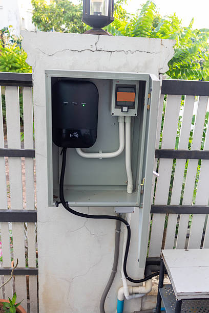 istock Electric Car Charger Storage Box Installed Inside the House 2228861539