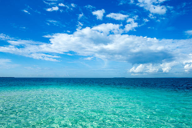istock Beautiful sky and blue sea . tropical beach 2228869072