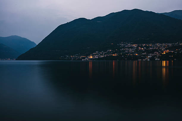 Traditional village on Lake Como, Italy