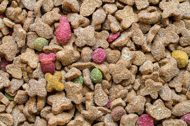 istock Dry cat food with vitamins and minerals. 2228874428