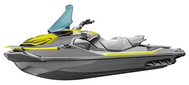 istock Side view green watercraft isolated on white background with clipping path 2228877766