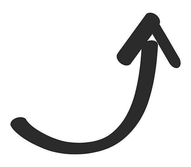 These are simple arrow illustrations that can be used in business and educational settings.