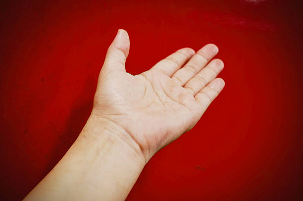 istock Human hand sign in front of background. 2228891851