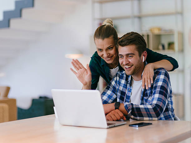 istock Couple Video Calling on Laptop 2228892694