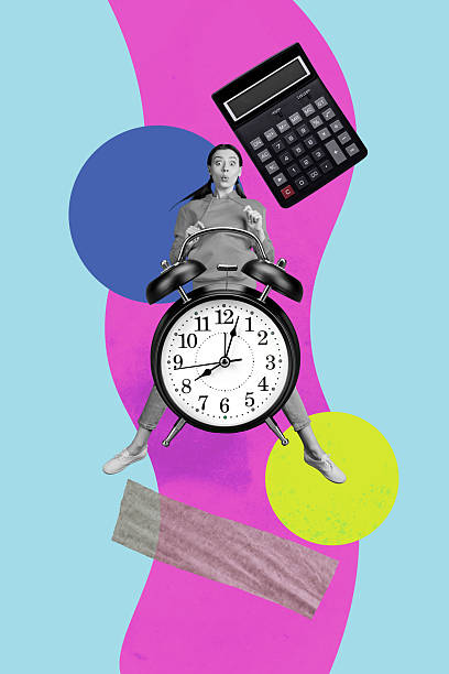 istock Collage of funny business person relax coffee retro computer keyboard keys text programming code in work concept 2228896928