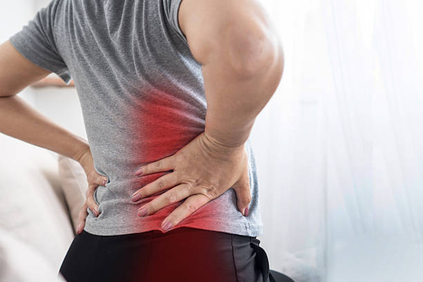 istock Sciatica Pain and Herniated Disc Concept ,  Woman Suffering from Lower Back and Buttock Pain 2228899994