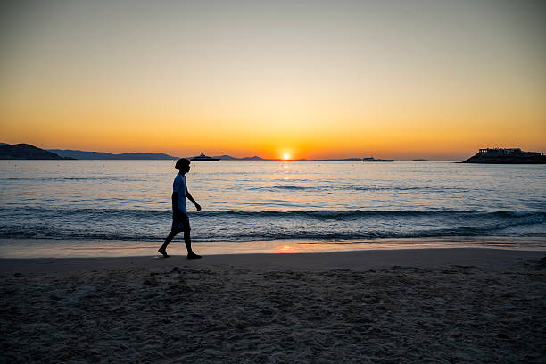 istock Sunset Stroll Along Naxos Shoreline 2228904748