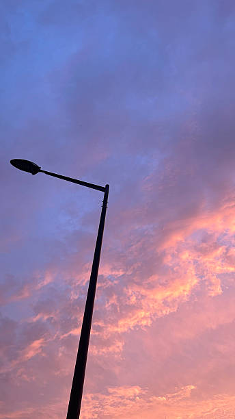 istock Sunset Sky Summer Background with Purple Clouds 2228919392