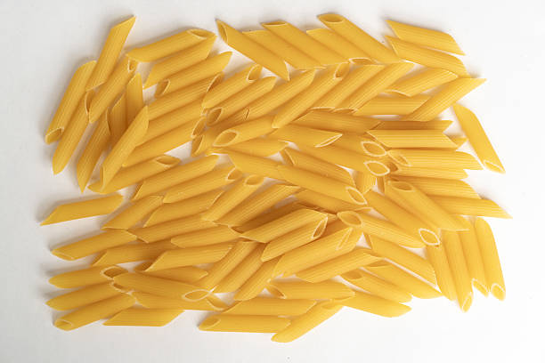 simple pasta dish. on white background