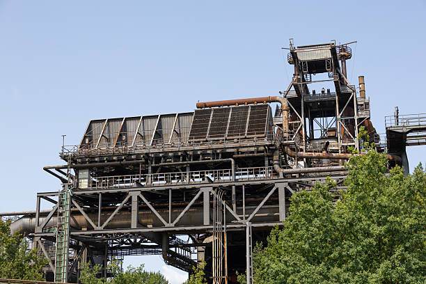 old heavy metal industrie factory in Ruhr area
