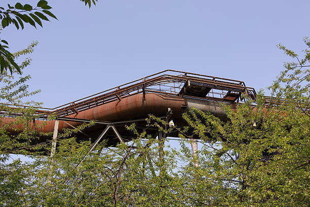 old heavy metal industrie factory in Ruhr area