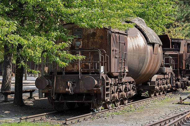 istock iron freight wagons of the railway 2228933241