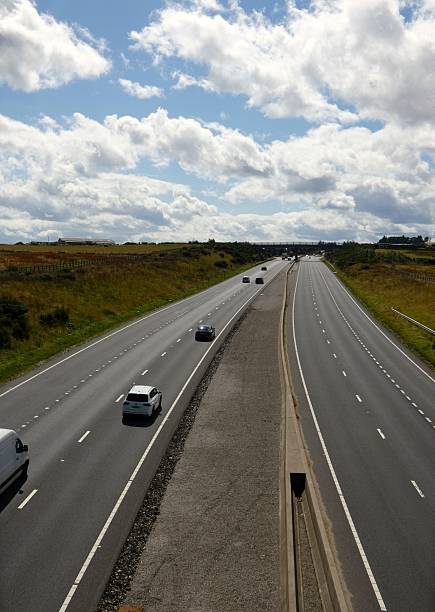 istock A modern dual carriageway stretches out beneath sky 2228935667