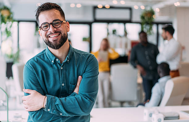 istock Successful businessman in the office. 2228938377