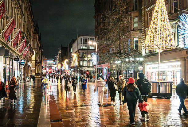 istock Glasgow's Buchanan Street - December night 2228944971