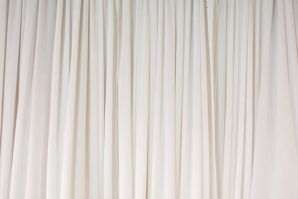 istock Rippled white curtains are perfect for creating a background. 2228945152