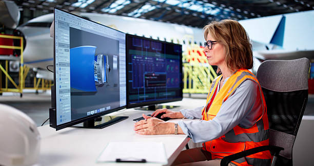 istock Female Aerospace Engineer Maintaining Aircraft Fleet 2228953338