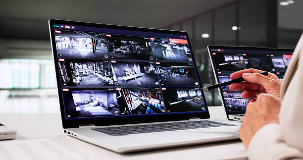 istock Senior Female Technician Monitoring Security System Camera 2228953388