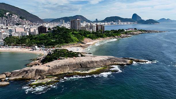 istock Rio de Janeiro Skyline at Arpoador in Rio de Janeiro Brazil. 2228957537