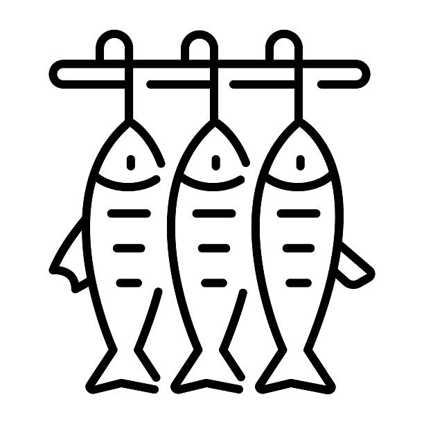 Fish Sun Drying Icon 180+ Drying Fish Stock Illustrations, Royalty-Free Vector Graphics ...