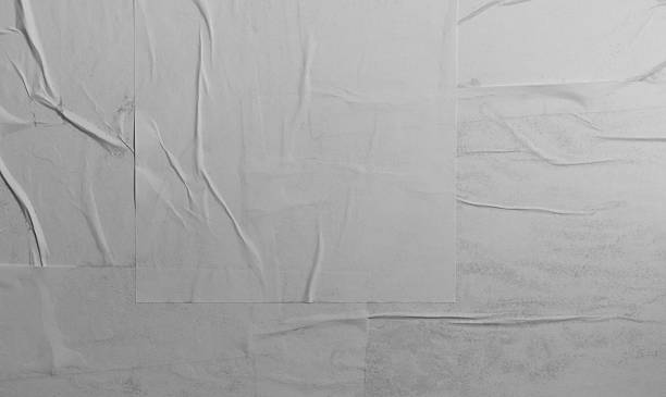 istock Background of blank white crumpled papers on the wall 2228963163