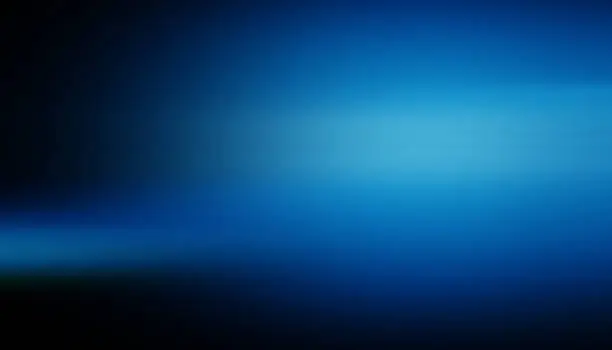 Photo of Abstract dark blue blurred defocused gradient background with dynamic effect