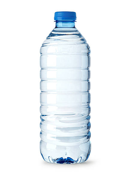 istock Plastic water bottle with blue cap isolated on white background 2228963891
