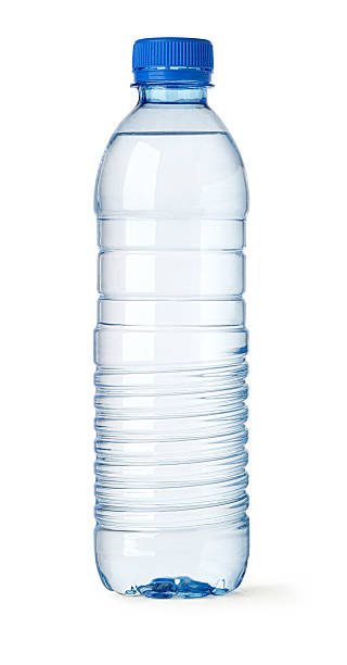 istock Plastic water bottle with blue cap isolated on white background 2228963899