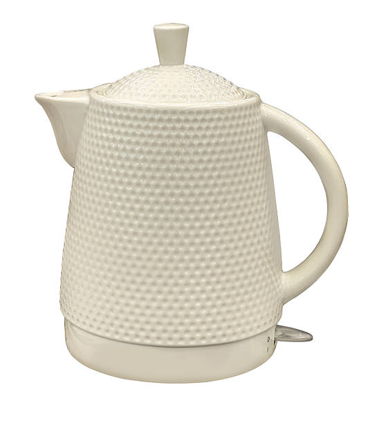 istock White electric kettle with textured surface on transparent background 2228963957
