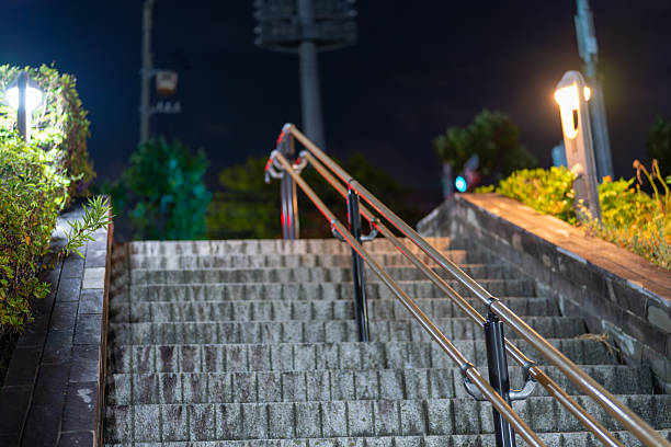 istock Barrier-Free Stair Handrail – Textured Background for Ads 2228964583