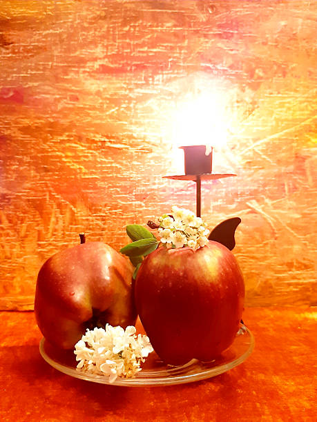flame wine in a glass goblet in the dark