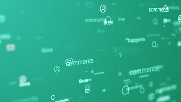 istock 4K Social networking service concept. Communication network. 4K stock video 2228974958