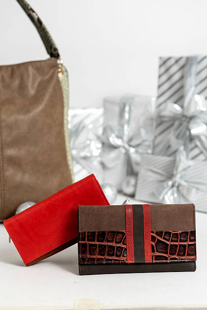 istock A stylish display of elegant wallets and handbags, perfect for adding a touch of sophistication to any outfit. 2228976095
