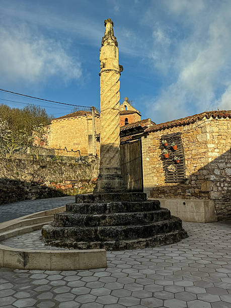 istock Jurisdictional pillar in Barrio de San Pedro Becerril del Carpio 2228976193