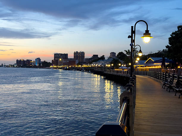 istock River Walk at Twilight in Wilmington, NC 2228989490