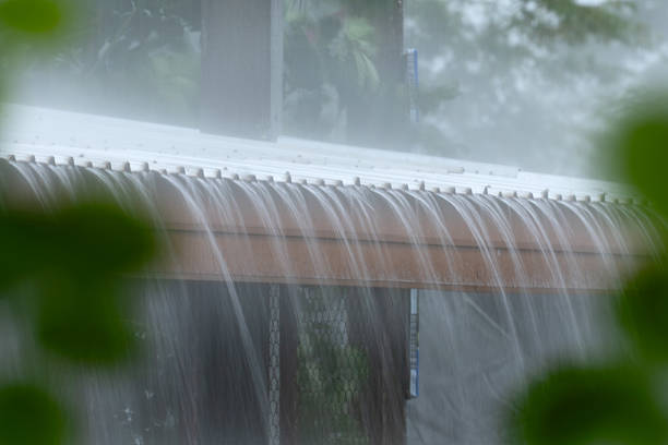 Climate change cause wet microbursts (rain bomb) intense rainfall over a short period.