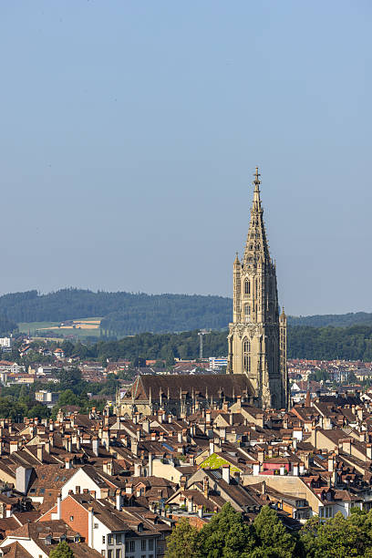 istock Panoramic view of Bern from Rosengarten 2229017054