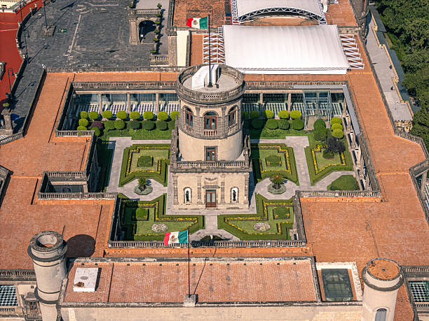 View from above Mexico City