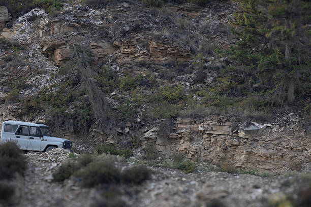 istock Off-Road Vehicle on Rocky Mountain Trail 2229022500