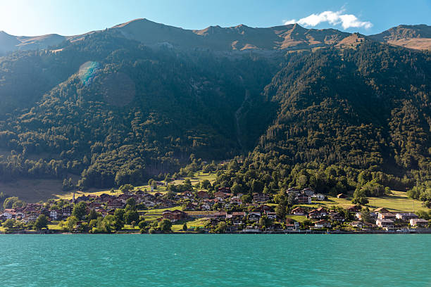 istock Lake Brienz with alpine mountains form Ferry boat 2229025174