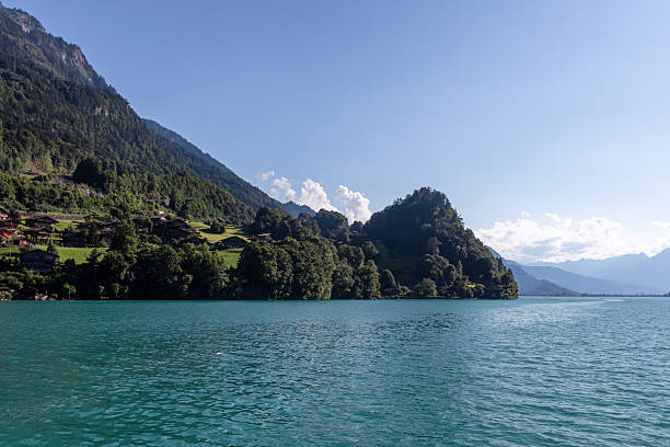 istock Lake Brienz with alpine mountains form Ferry boat 2229025262