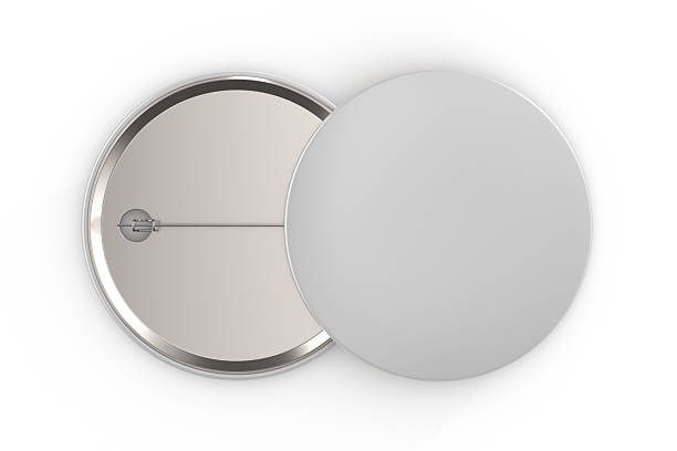Badge on white background. Isolated 3d illustration
