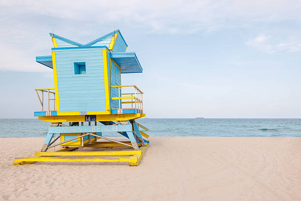 istock Colorful lifeguard tower on Miami Beach 2229028796