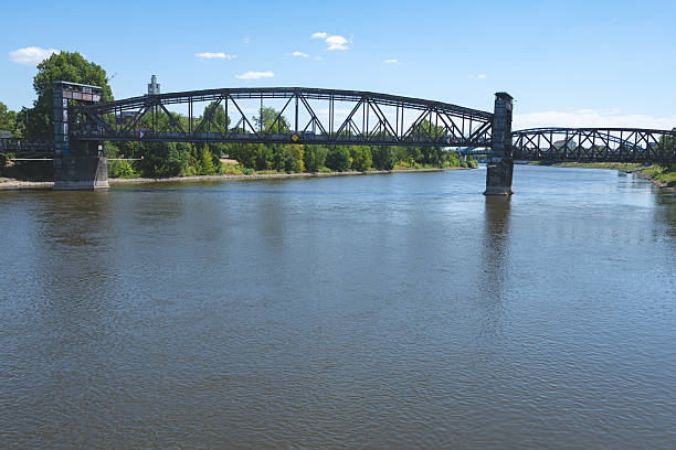istock Lift bridge over the river Elbe 2229033669