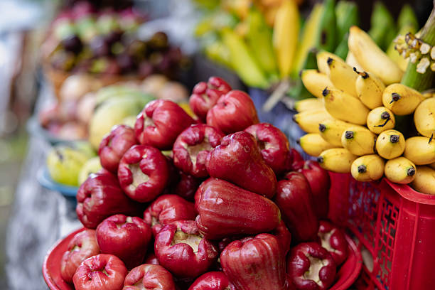Exotic Fruit at Asian Fruit Market in Bali Indonesia