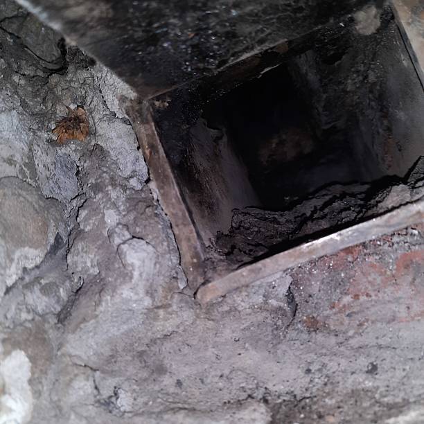istock Charred ashes and coal remnants in a firebox after burning wood 2229033754